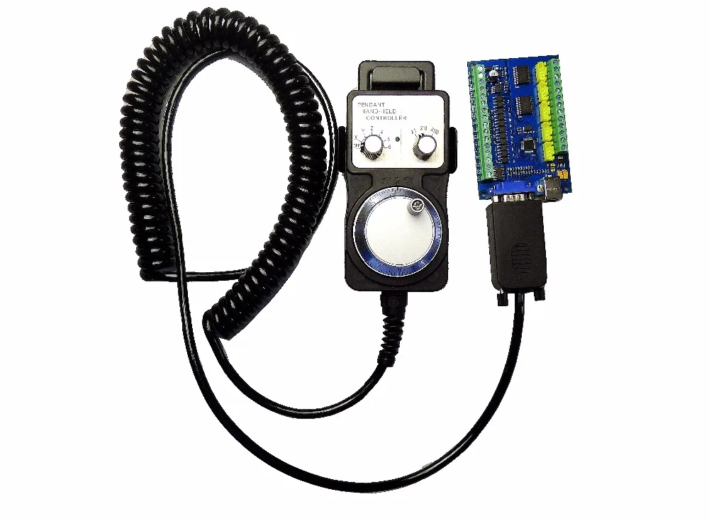 

MACH3 USB 5 Axis 100KHz USBCNC Smooth Stepper Motion Controller card breakout board + 1pcs High-quality industrial hand wheel
