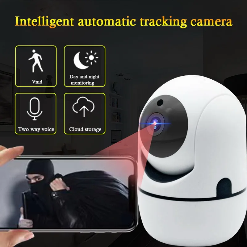 

HD 720/1080P Cloud Wireless IP Camera Intelligent Auto Tracking Of CCTV Network Wifi Camera Home Security Surveillance