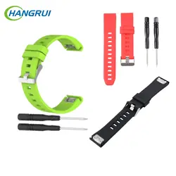 Hangrui для Garmin fenix5/quatix5 Смотреть Band 22 мм красочные силиконовые бретели для Garmin Forerunner 935 замена ремешок с инструмент