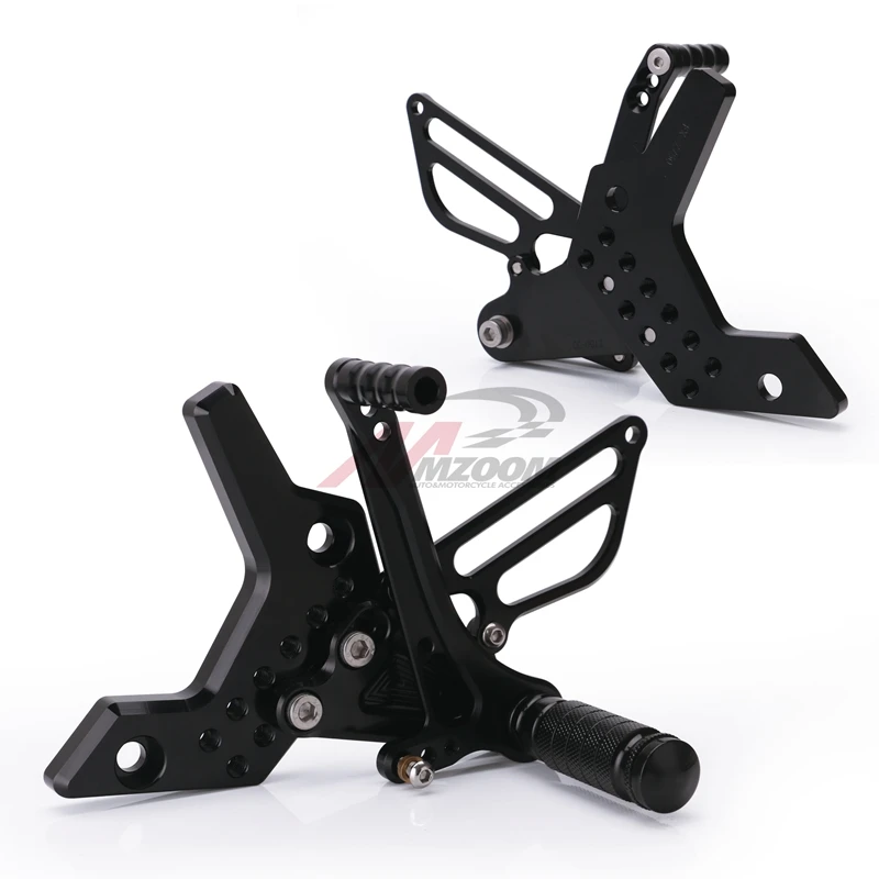 Мотоцикл Rearsets задний Набор CNC Алюминиевые Регулируемые подножки педаль Подножка