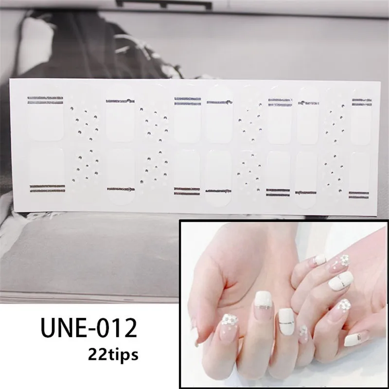 Etiqueta do Unha Fita de Tira de Metal Decoração do Unha Adesivos de Unhas Ouro Prata Listra Linhas 3d Multi-tamanho Adesivo Faça Você Mesmo 10 Pçs 9 Beleza e saúde
