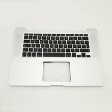 Новинка AZERTY кружевная ткань чехол подставка клавиатура подсветка для MacBook Pro retina 1" A1398 2012