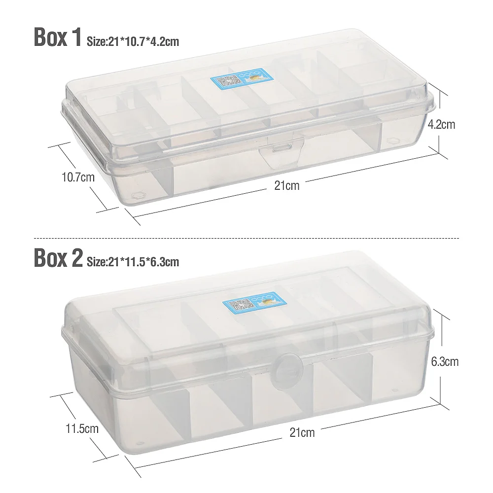 DONQL коробка для рыболовных снастей для приманки Крючки пластиковая коробка для хранения приманки карп рыболовные аксессуары поставки двойной слой прозрачный