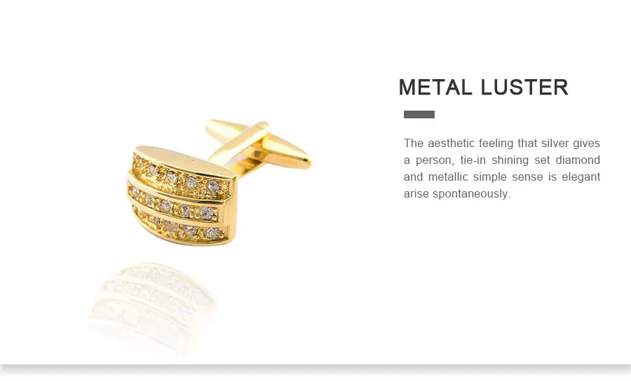 Arc прямоугольник золотые блестящие запонки модные роскошные Кристальные простые Gemelos рукав кнопка Лидер продаж soper качество запонки