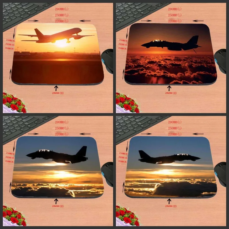 Plane Art Personality Games Antiskid Custom Rectangular