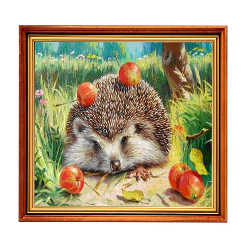 Diy Diamond Painting Animal Hedgehog Painting Diamond DIY 5D Mosaic
