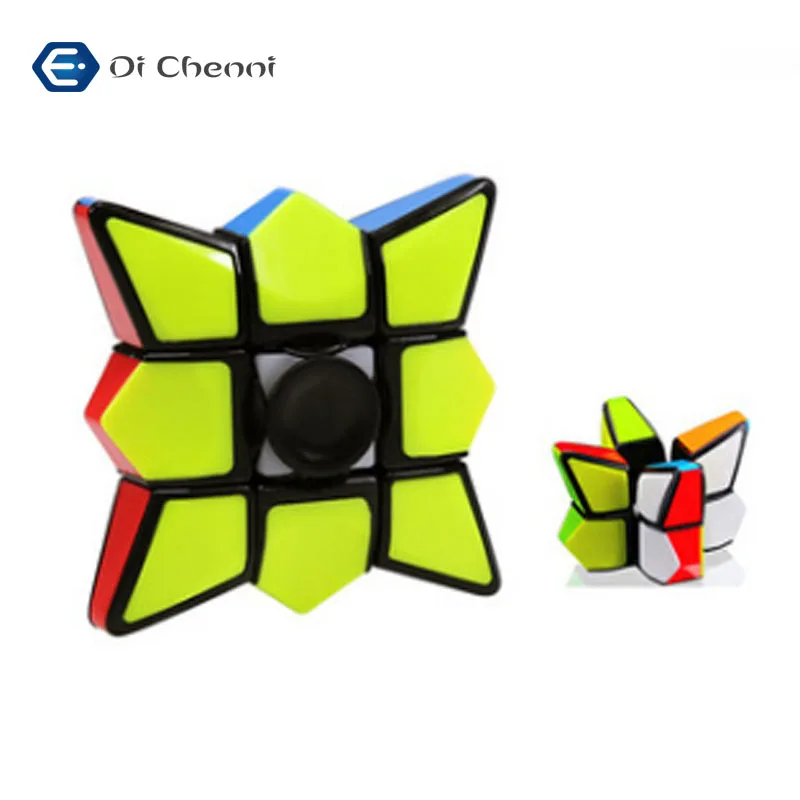 

New type stickerless speed professional Magic Cubes Puzzle fidget hand spinner Toy Children Kids Gift stress relief Toys