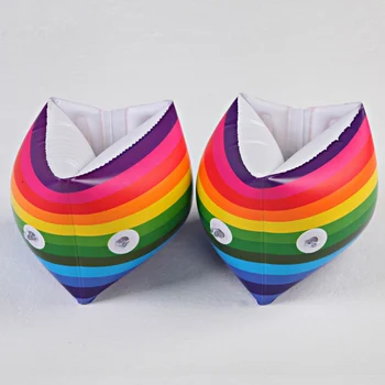

1 Pair PVC Inflatable Swimming Ring Children Arm Float Air Sleeves Circle For Swimming Safety Training Kids Swimming Ring