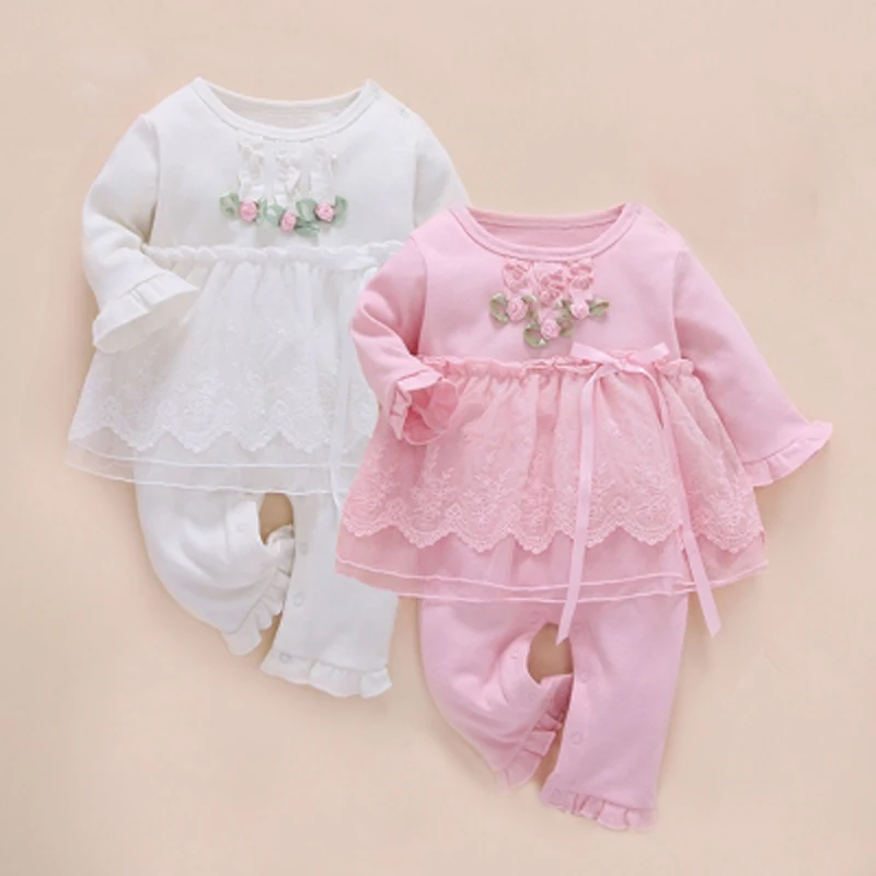 newborn baby girl clothes infant set twins one years robe winter 2017