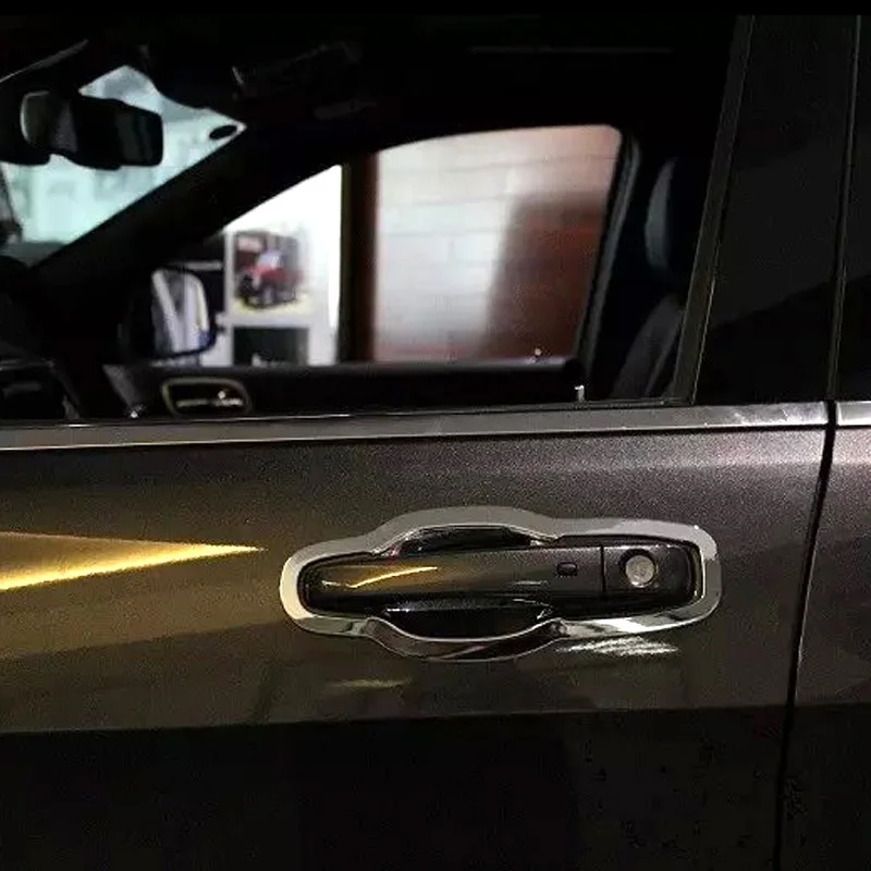 For Jeep Grand Cherokee 2014 Door Handle Bowl Cover Exterior ABS Chrome Plastic Trim Top Quality Auto Parts For Jeep Grand Cherokee 2014 Door Handle Bowl Cover Exterior ABS Chrome Plastic Trim Top Quality Auto Parts