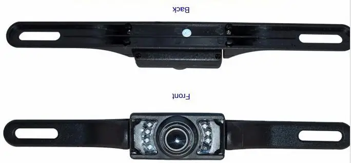  wifi car camera wireless transmitte +license plate frame LED Vehicle Backup camera with Guiding lin
