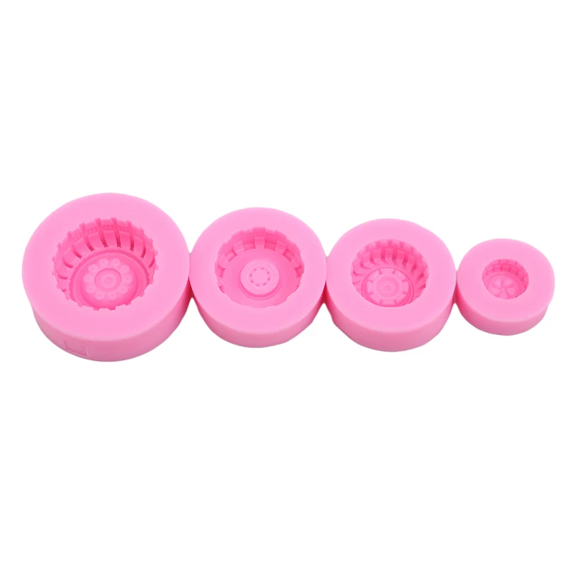 4Pcs DIY Kitchen Pastry Fondant Cake Dessert Chocolate Silicone Mold Creative Handmade Soap Candle Tools | Дом и сад