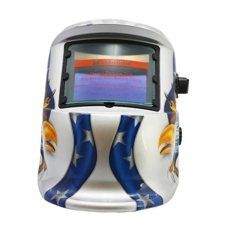 Animal Decals Welding Helmet Silver TRQ-HD13-1 (2)