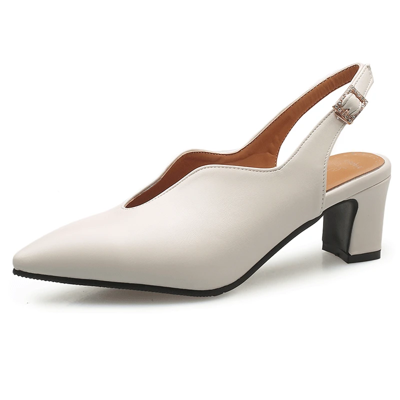 

Women Pumps Sandals High Heels Ankle Strap Summer Casual Hemp Comfort Thick-Bottom Sandals Shoes Sandalias Female