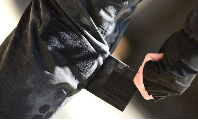 Refire gear Мужская Мультикам тактическая Униформа одежда RU US армейская Военная футболка+ брюки карго страйкбол с наколенниками комплект одежды