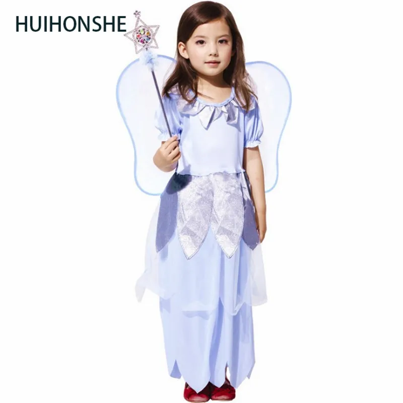 

Kids Baby Girls Halloween Party Costumes Flower Fairy Tinker Bell for Girl Elf Tinkerbell Princess Dress Up Costume with Wing