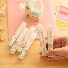 15 шт./лот красивый цветок Дизайн ластик для школьников прекрасный канцелярские принадлежности(tt-4604