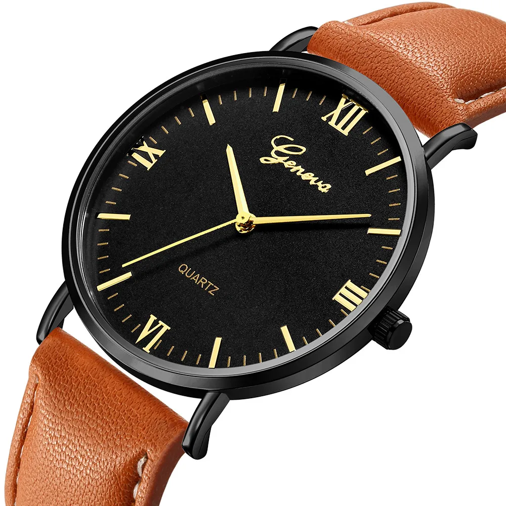 Geneva Classic Hot Luxury Women Stainless Steel Analog Quartz Analog Wrist Watch montre homme New Freeshipping Hot sales