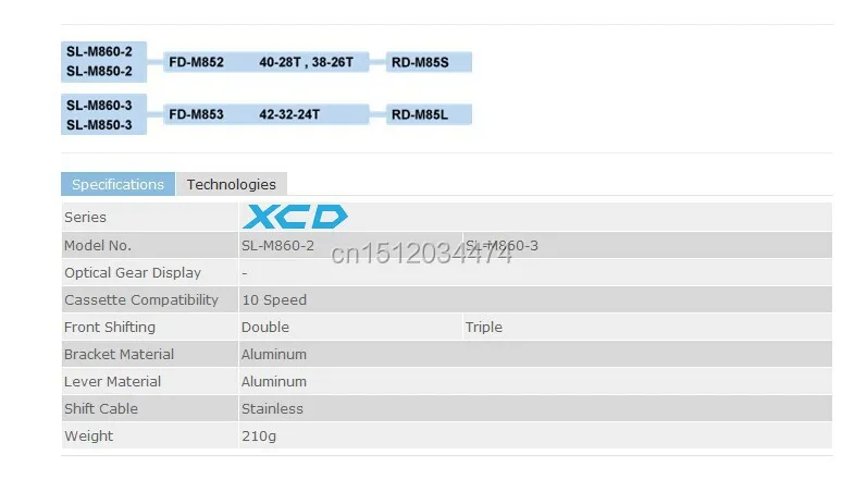 SL-M860 information 