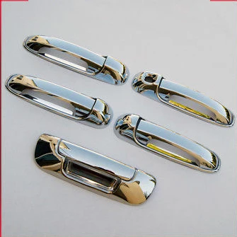 02 08 For Dodge Ram Abs Plastic Triple Nickel Plated Chrome Door 02 08 For Dodge Ram Abs Plastic Triple Nickel Plated Chrome Door Handle Tailgate Covers Set In Exterior Handles From Automobiles Motorcycles On