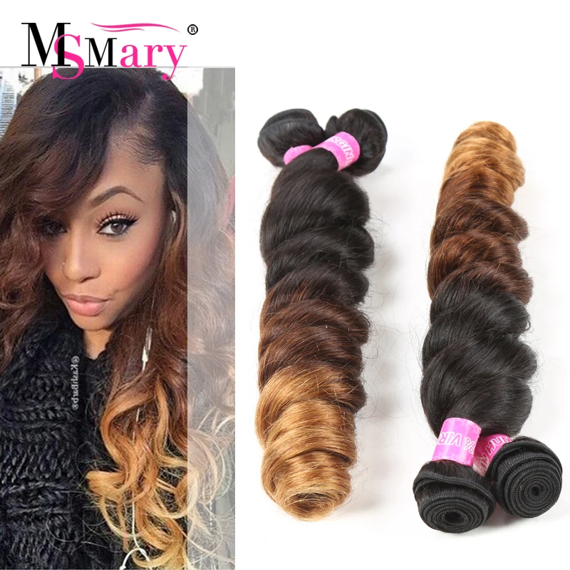 7a Malaysian Virgin Hair Ombre Loose Wave Soft Malaysian Loose