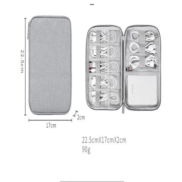Дорожная водонепроницаемая сумка для хранения электроники USB зарядное устройство чехол органайзер для кабеля данных дорожные сумки - Цвет: Single layer S