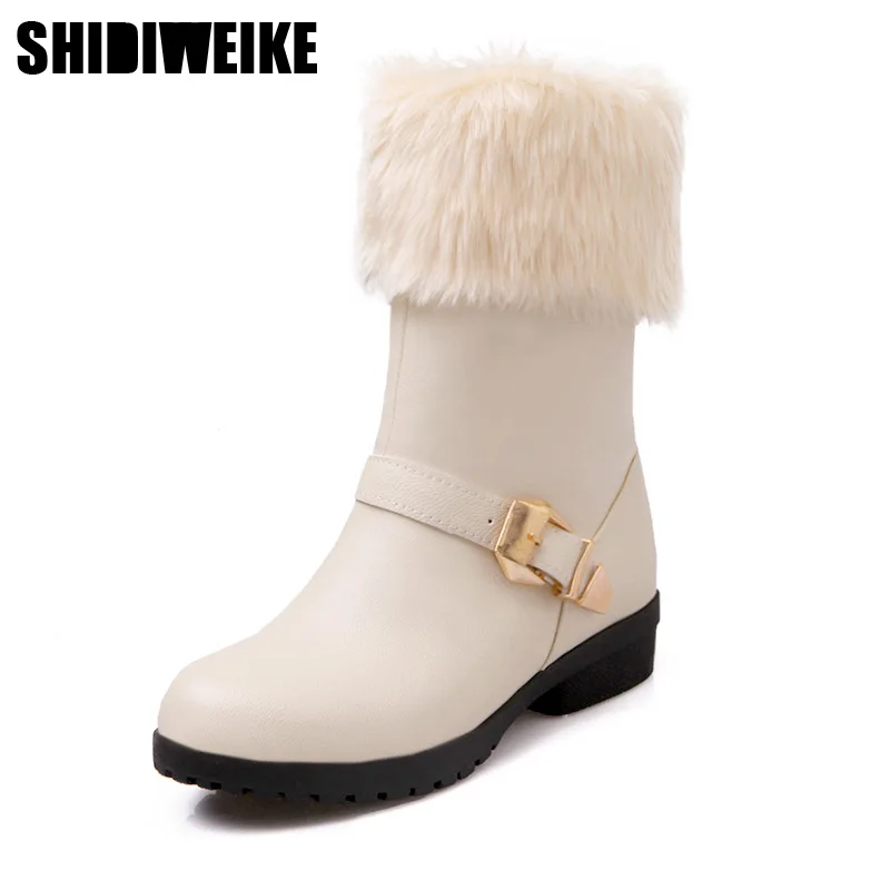 

2019 fashion new European Style Women's Boots High Quality Women's Shoes Short plush snow boots with x171
