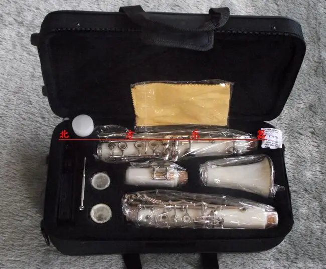 New Bb Clarinet White Color 17 Keys