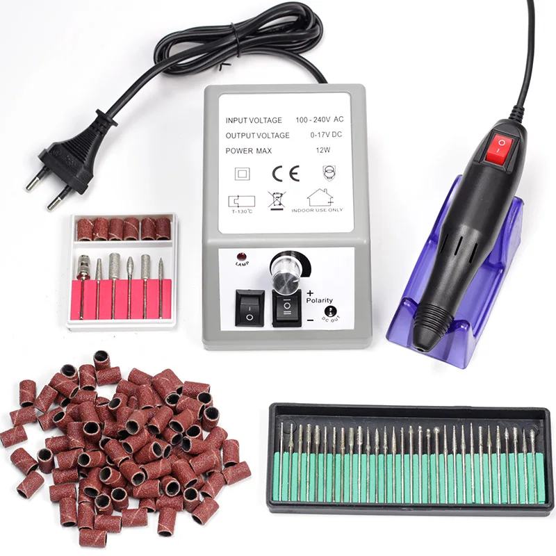 

Professional Manicure Machine 20000 RPM Electric Nail Drill Bit Electric Nail Art Pen File Bits Nail Art Tool Stainless Steel