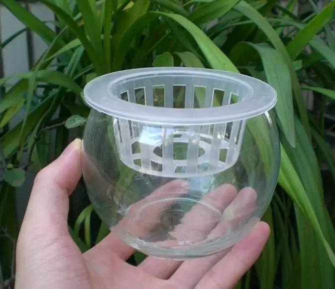 20pcs/lot,OD-100mm,ID-75mm,high-40mm,Hydroponic planting basket custom orchid flower soilless cultivation