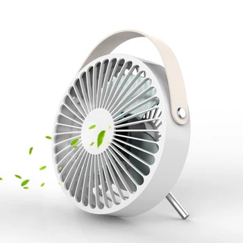 

Mini Portable Fan Mute Strong Wind USB Table Personal Fan Quiet Air Circulator for Home Office Car Outdoor travel