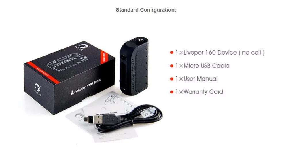 Yosta Livepor 160W TC Box MOD-1