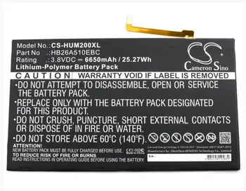 

Cameron Sino 6650mAh battery for HUAWEI FDR-A01w FDR-A03L M2-A01L M2-A01W Mediapad M2 10.0 MediaPad T2 10.0 Pro WiFi