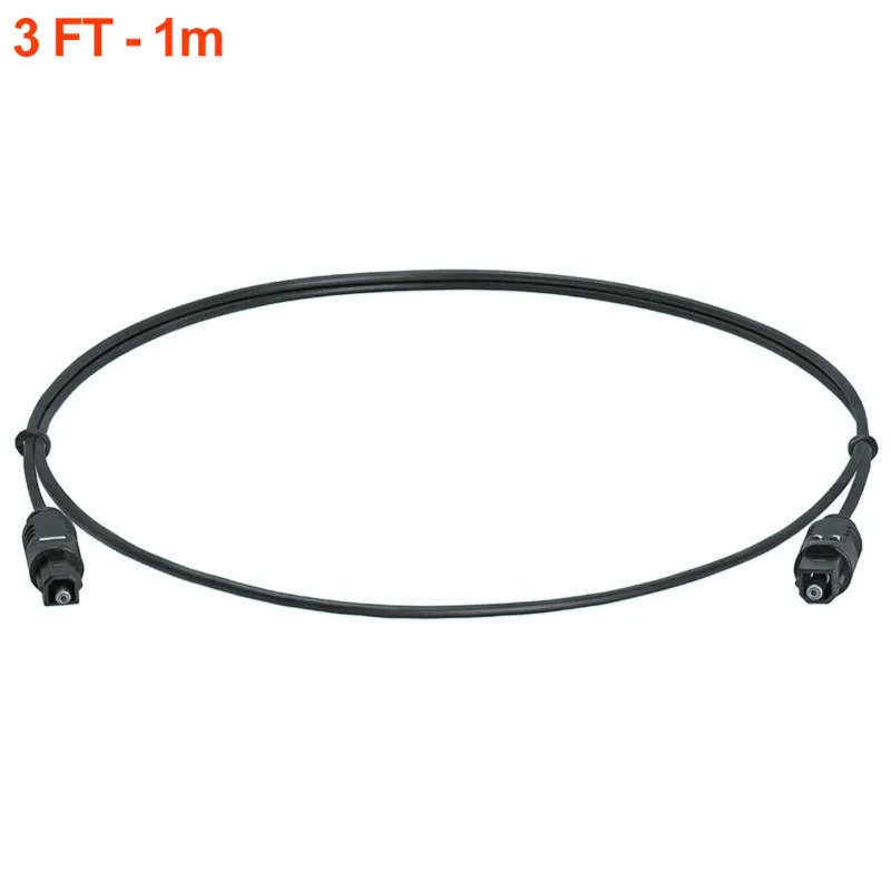 TOSLink HD цифровой волоконно оптический аудио кабель SPDIF ТВ усилитель 1 м 8 3 для PS3 XBox