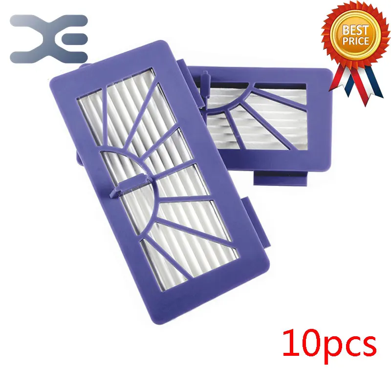 

10Pcs Lot High Quality Vacuum Cleaner Parts Neato Sweeping Machine XV-21 XV-Signature Seepa Hepa Filter Accessories