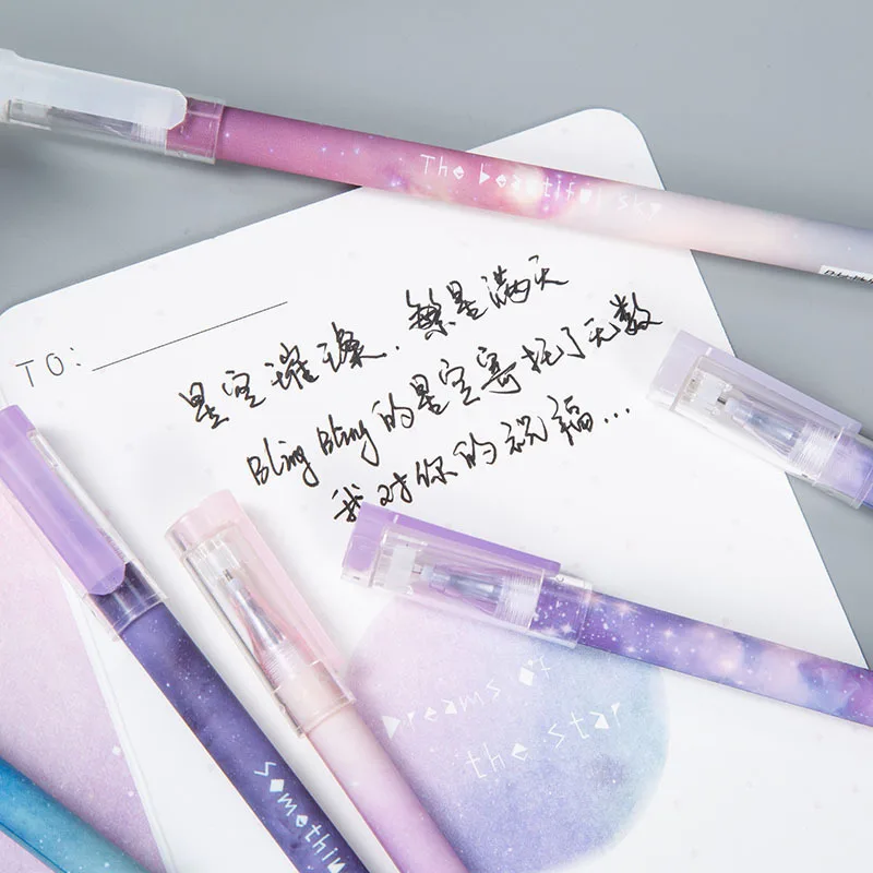Набор гелевых ручек Caneta STAR Lapices Kawaii Boligrafo Canetas Em Gel школьные принадлежности Jel Kalem Stylo Lapiz Tinta Gel Penne