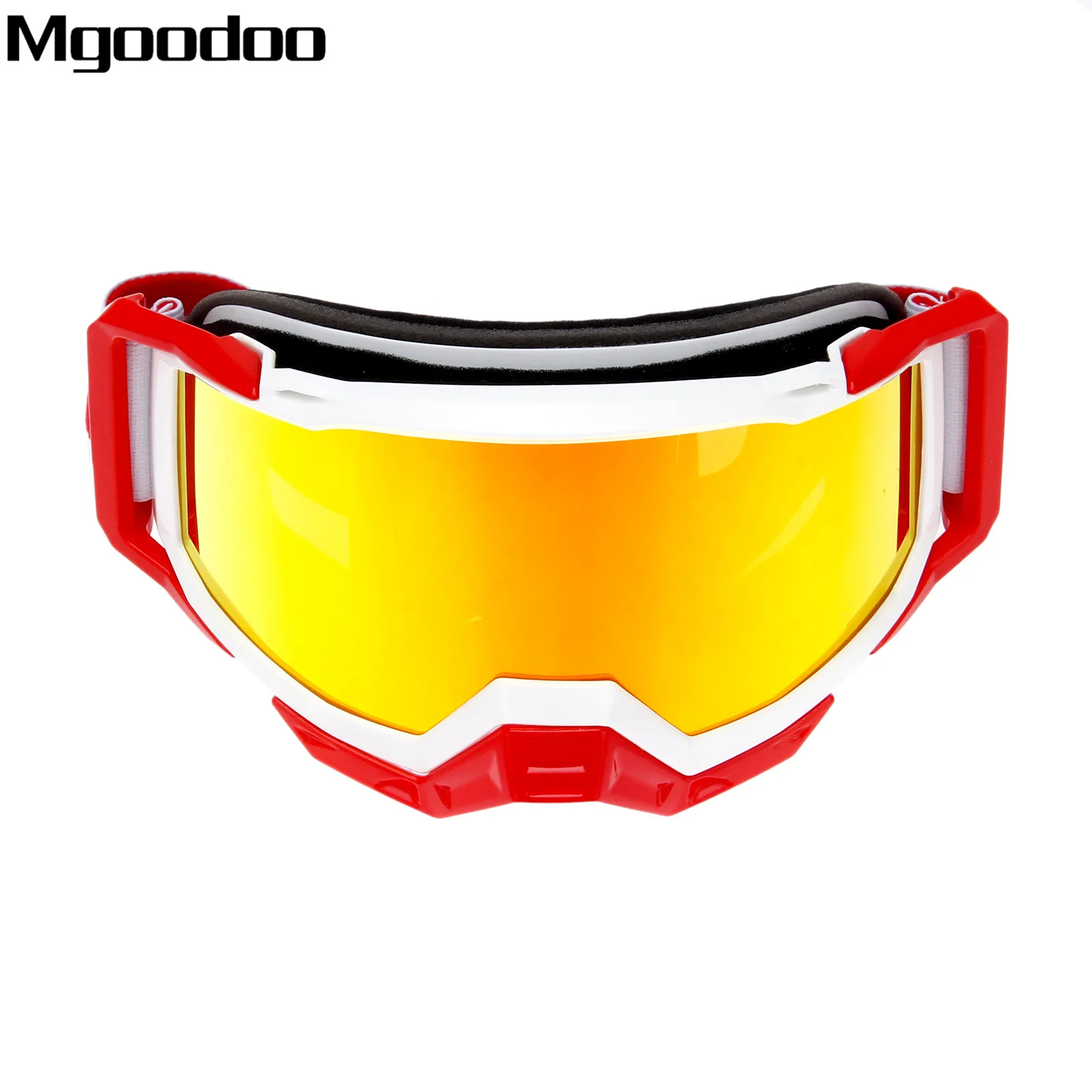 Yellow Mgoodoo, Новое поступление, очки для мотокросса, ATV, шлем, регулируемые очки, мотоциклетные очки, гоночные, мото, велосипедные солнцезащитные очки - Цвет: Yellow