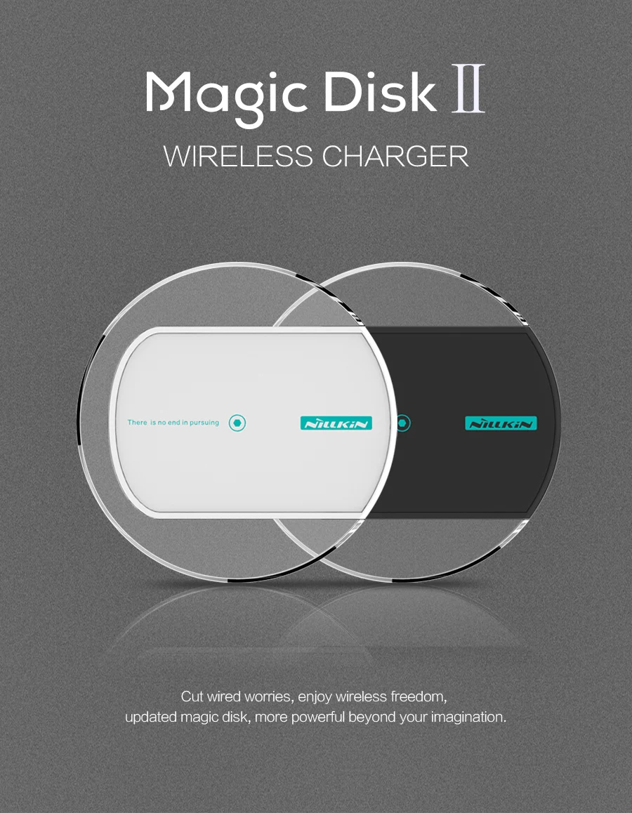 Беспроводное зарядное устройство Nillkin Magic Disk II для Samsung Galaxy S6 Edge стандартное Qi