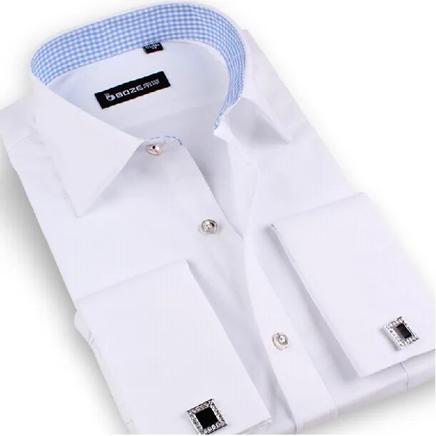 mens formal shirts with cufflinks
