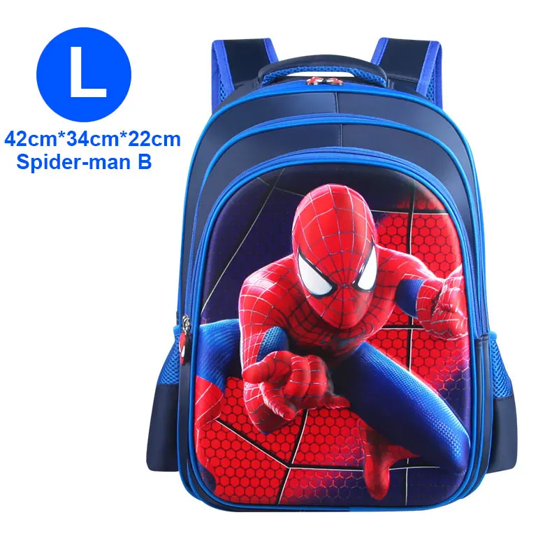 

3D 3-12 Year Old School Bags For Boys Waterproof Backpacks Child Spiderman Book bag Kids Shoulder Bag Satchel Knapsack