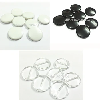 

21mm/25mm /32mm/41mm Transparent /Solid Acrylic Flat Coin / Disc Beads For Fashion Kids Jewelry Free Shipment!