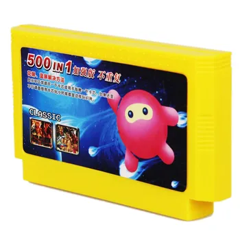 

New Arrival 500 in 1 Classic Games Collection 8 Bit 60 Pins Game Card for Video Game Console Memory Card