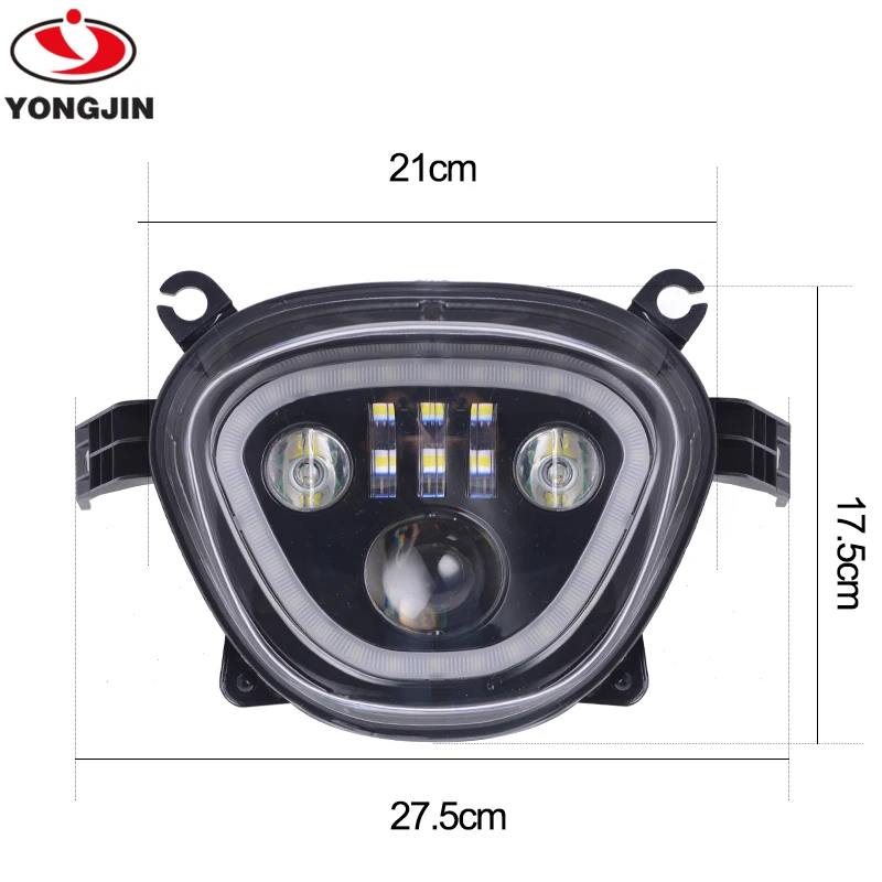 

Black Headlight wirh halo for Suzuki Boulevard M109R VZR1800 M90 2006-2019
