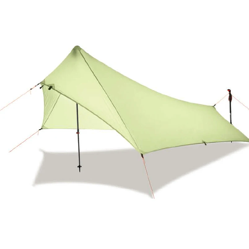 Ultra Light Rain Fly Tent Tarp, Waterproof 20d Silicone Coating Nylon