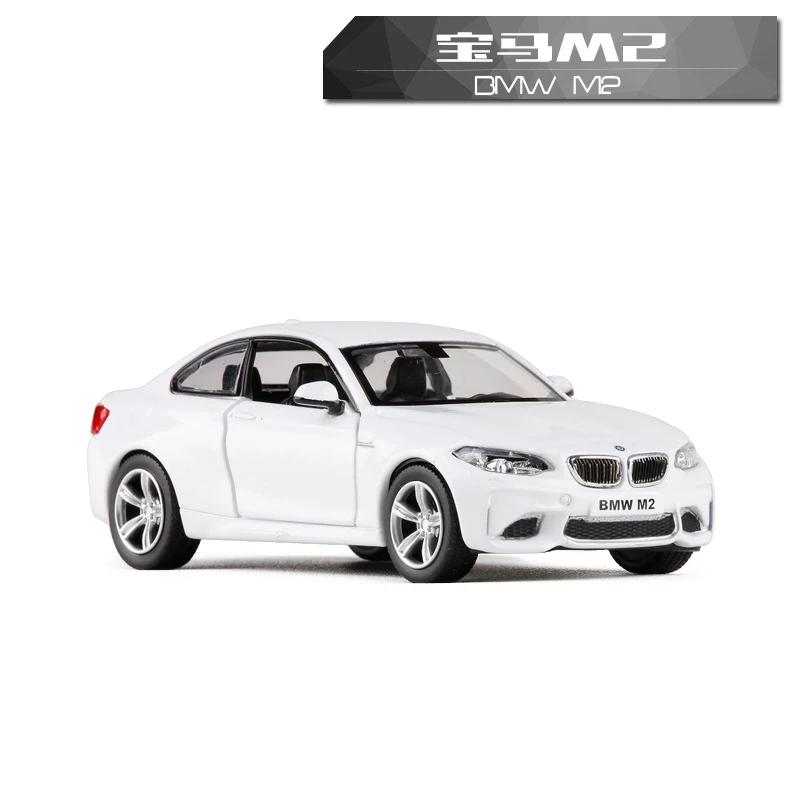 Высокая симуляция 1:36 RMZ город изысканный металлический BMWToy Автомобиль Стайлинг M2 лимузин литья под давлением оттягивающая модель детский игрушечный автомобиль