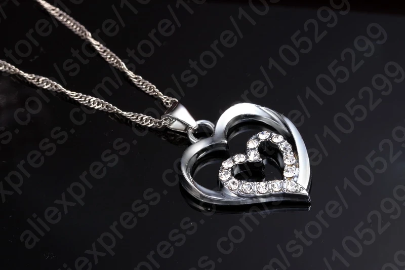 Женский ювелирный комплект из колье и серёг серебра 925 пробы|jewelry sets|jewelry set 925jewelry