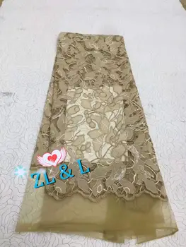 

High-quality chiffon sequins embroidered French mesh African lace Nigeria fabric suitable for dresses and other women's fabrics