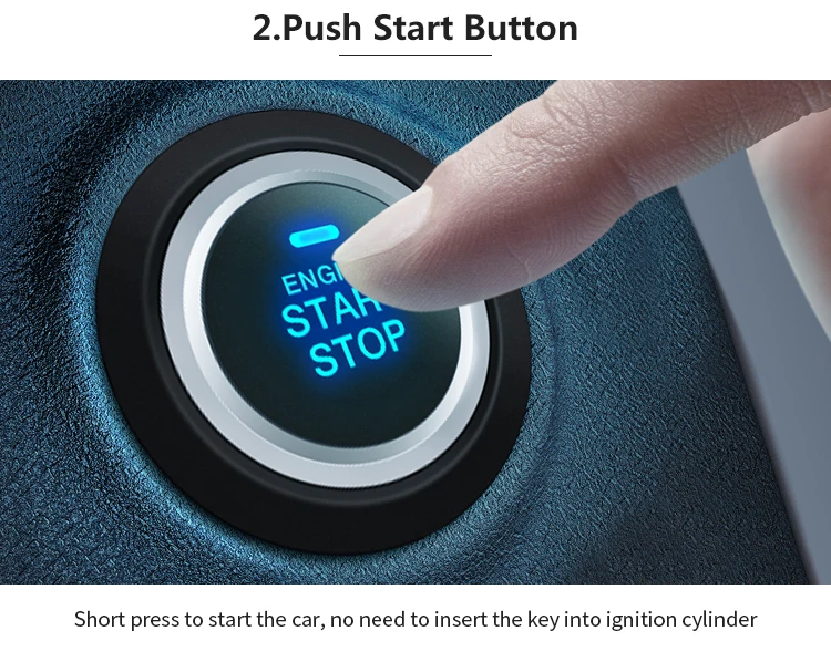 EASYGUARD кнопка start stop pke система запуска без ключа комплект дистанционного запуска для автомобиля система центрального замка комплект кнопка запуска двигателя