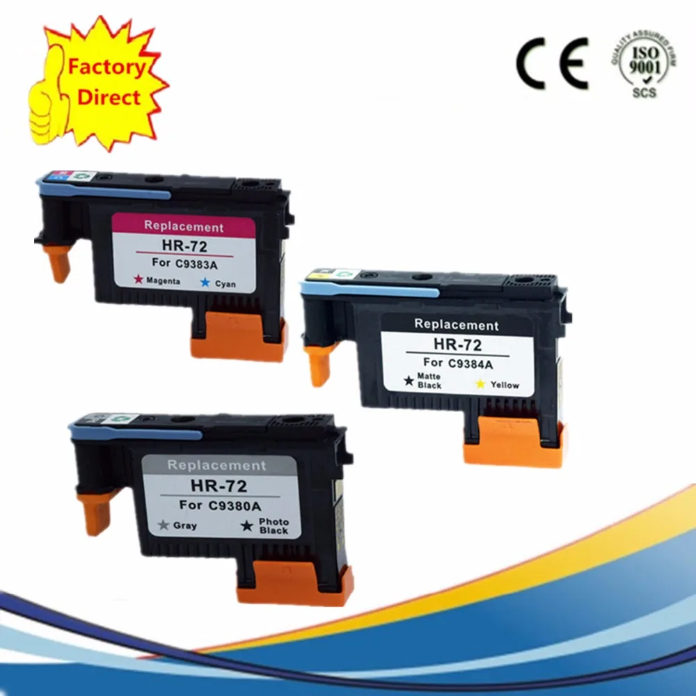 

C9380A C9383A C9384A Printhead Remanufactured For HP72 DesignJet T1100 T1120 T1120ps T1200 T1300 T1300ps T2300 T610 T770