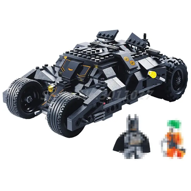 

Decool 7105 Superheros DC Batmobile Car Batman Joker Figure Building Block Brick Eductional Toy Kids Gifts Compatible 7888